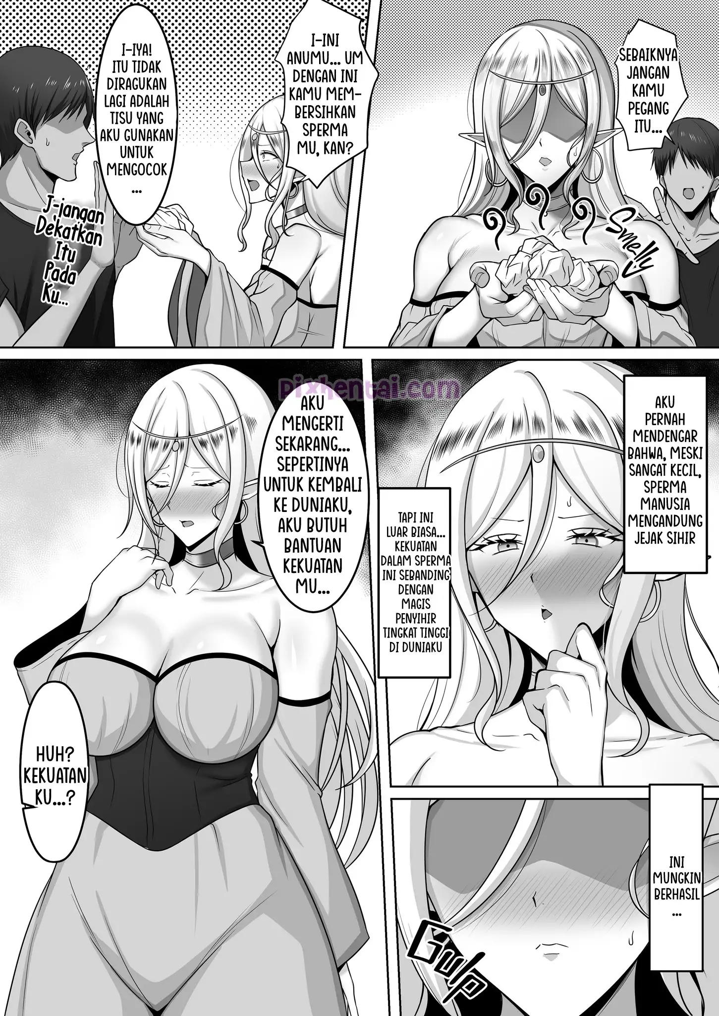 Komik hentai xxx manga sex bokep I Accidentally Summoned an Elven Princess While Jacking Off 5